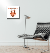 Capricorn Wrapped Canvas 12x12 | Zodiac Series 2 - Beyond T-shirts